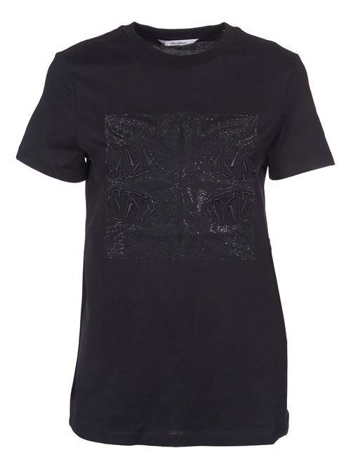 Jersey T-shirt with embroidery MAX MARA | 2421946032600003